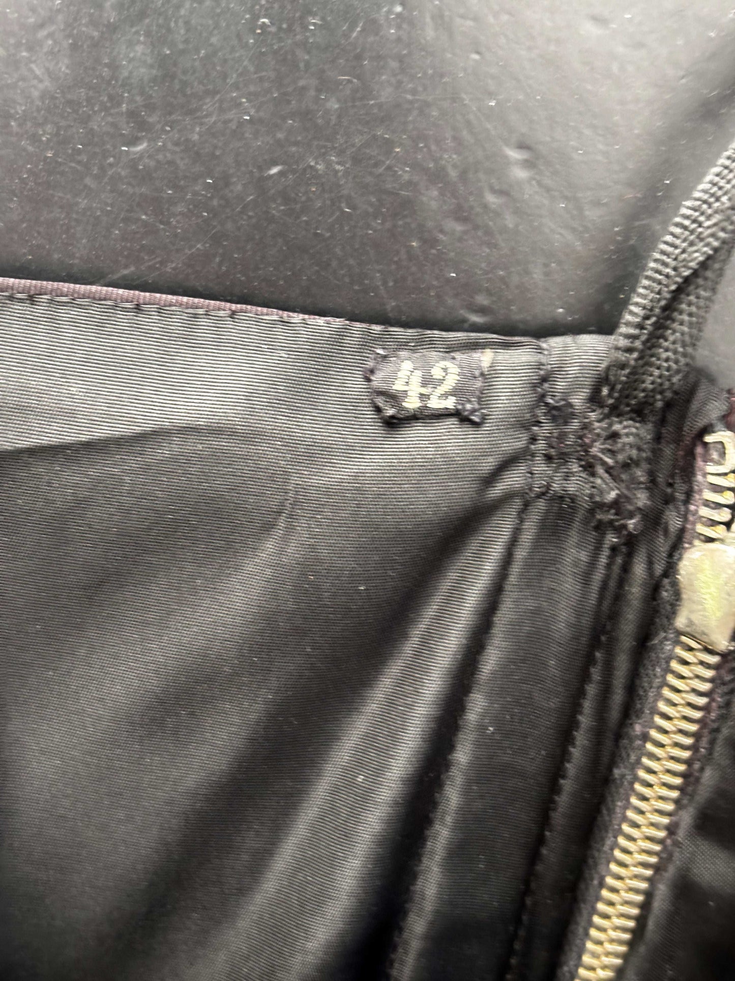 S | 1950s Black Taffeta Strapless Cocktail Dress with Appliqué Flowers