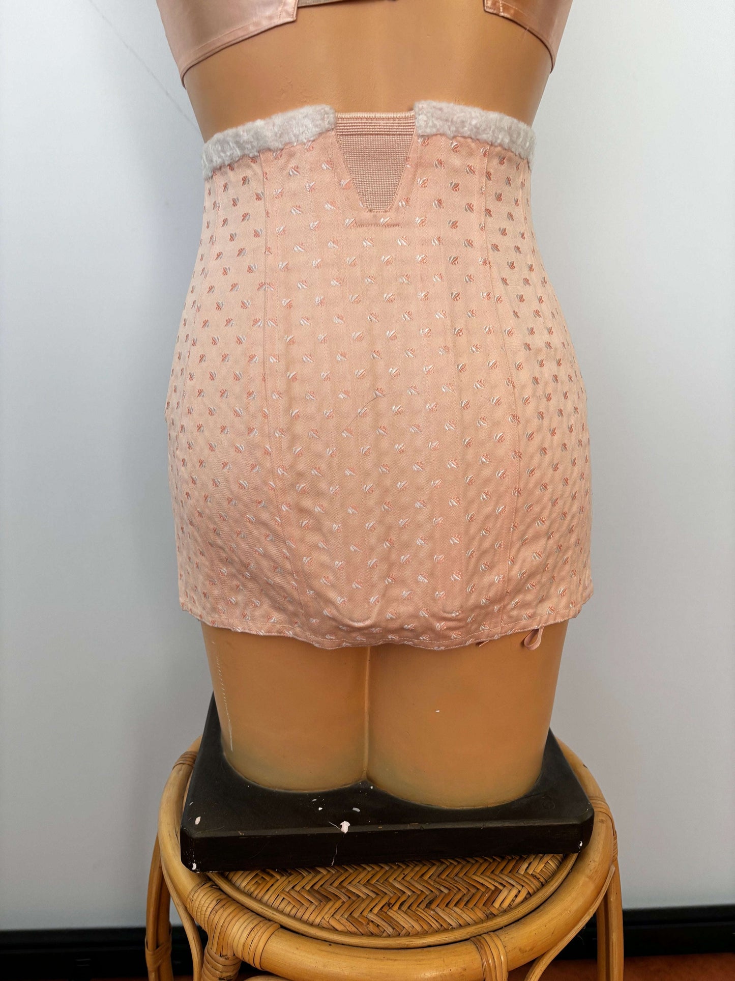 1940s/50s Deadstock Girdle Lily Scarlet