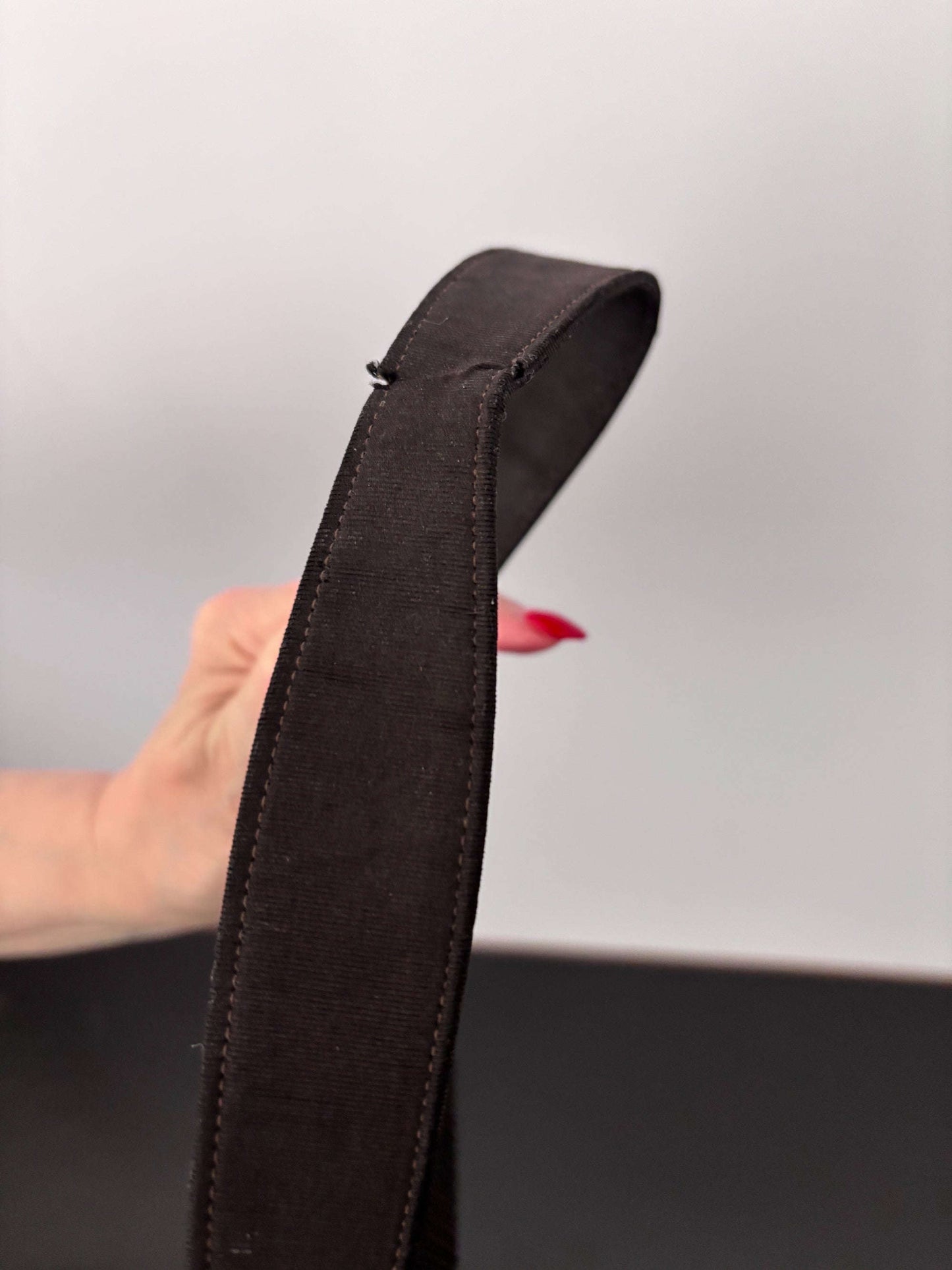 1940s Black Corded Evening Bag Lily Scarlet