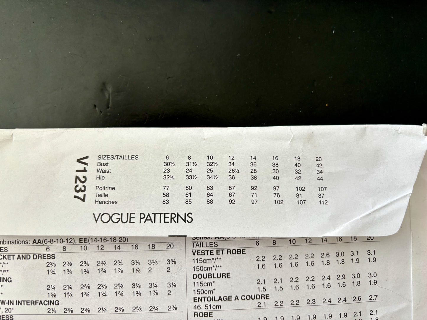 Vogue Pattern American Designer V1237 Sewing Pattern Tom and Linda Platt Misses' Fitted, Princess Seam Dress & Cropped Jacket - Size 14-20