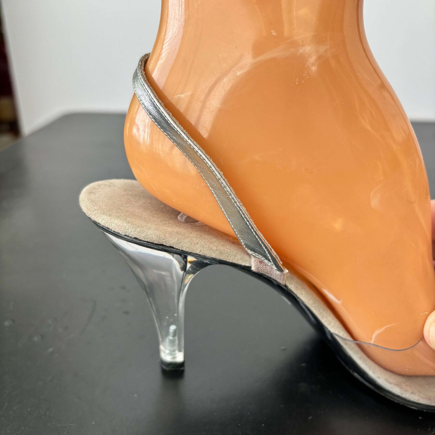 Vintage Lucite Heels Lily Scarlet