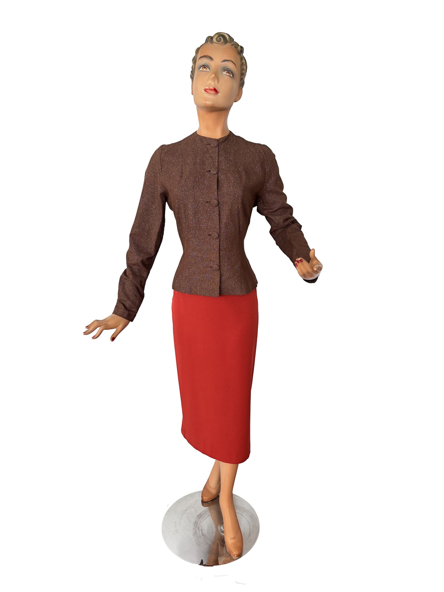 S/M | 1950s Style Lurex Jacket