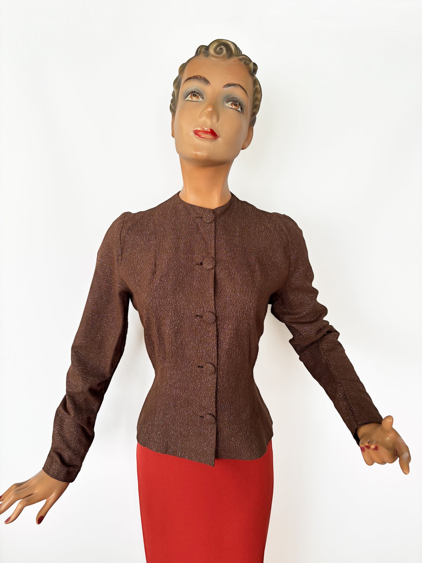 S/M | 1950s Style Lurex Jacket