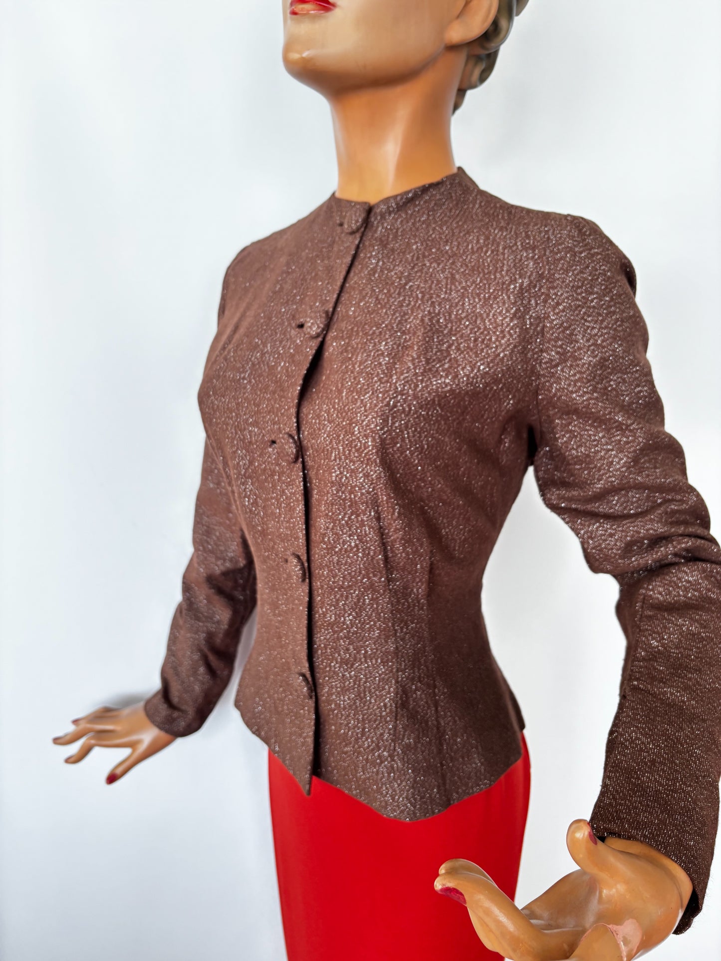 S/M | 1950s Style Lurex Jacket
