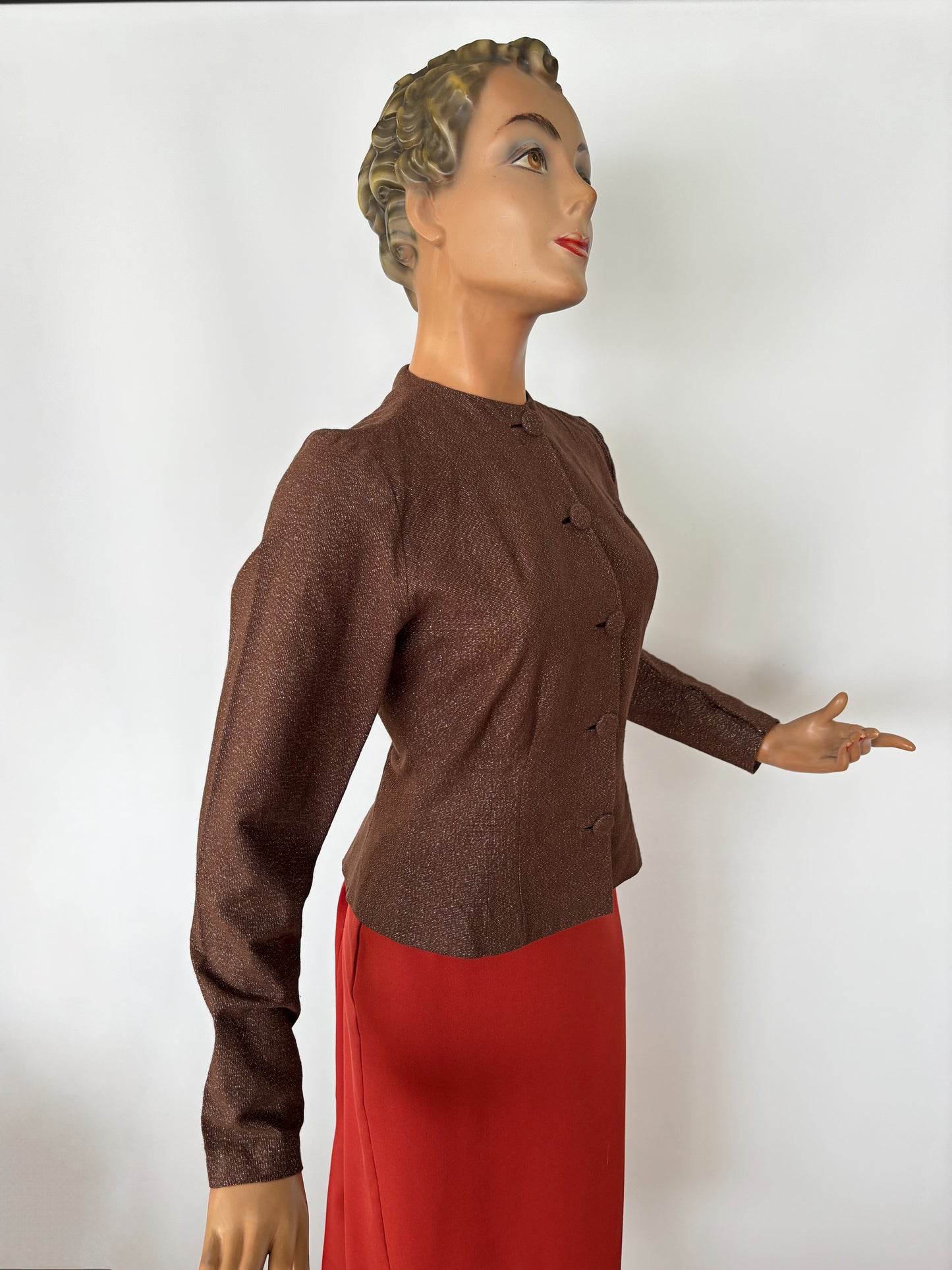 S/M | 1950s Style Lurex Jacket