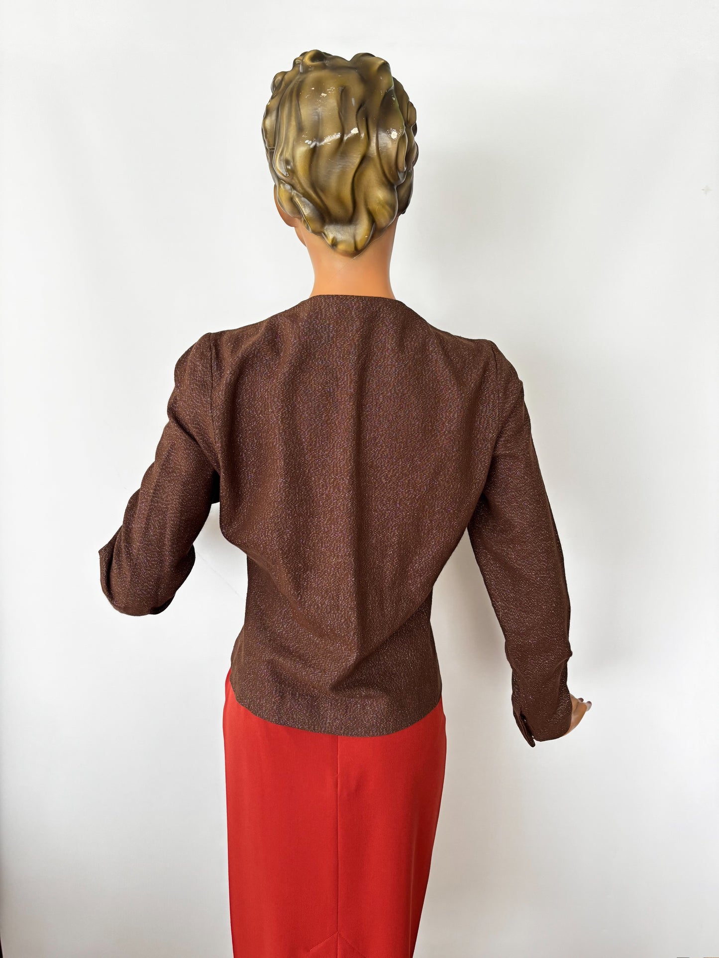 S/M | 1950s Style Lurex Jacket