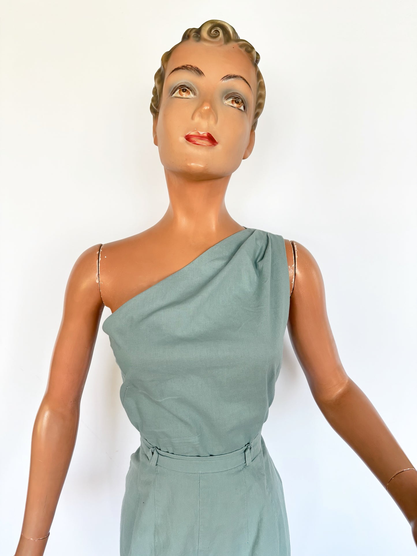 1940s/50s Style Cotton Beach Set | S