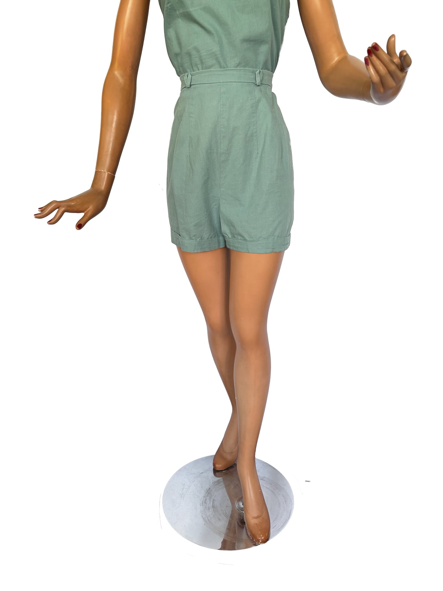 1940s/50s Style Cotton Beach Set | S