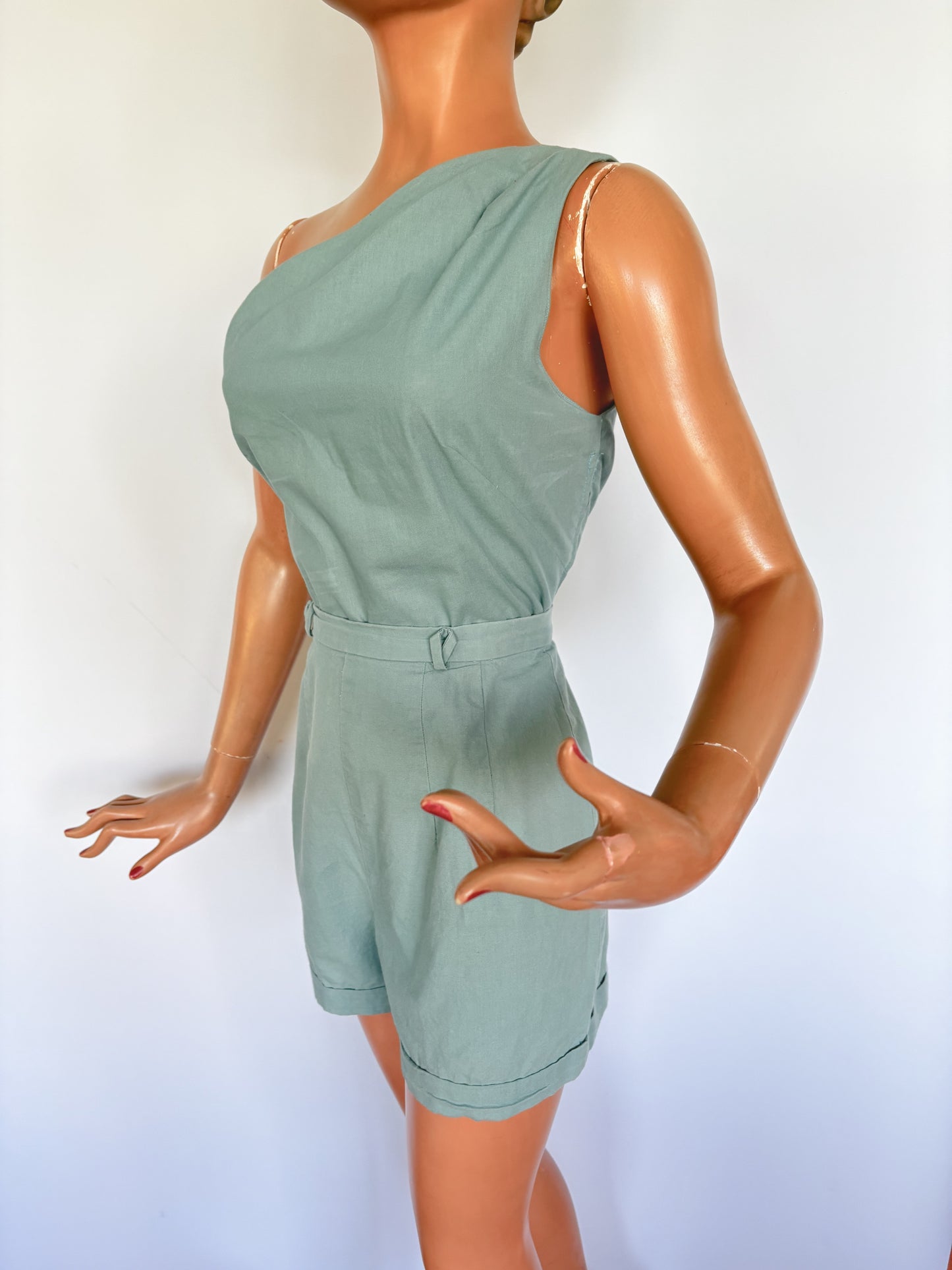 1940s/50s Style Cotton Beach Set | S
