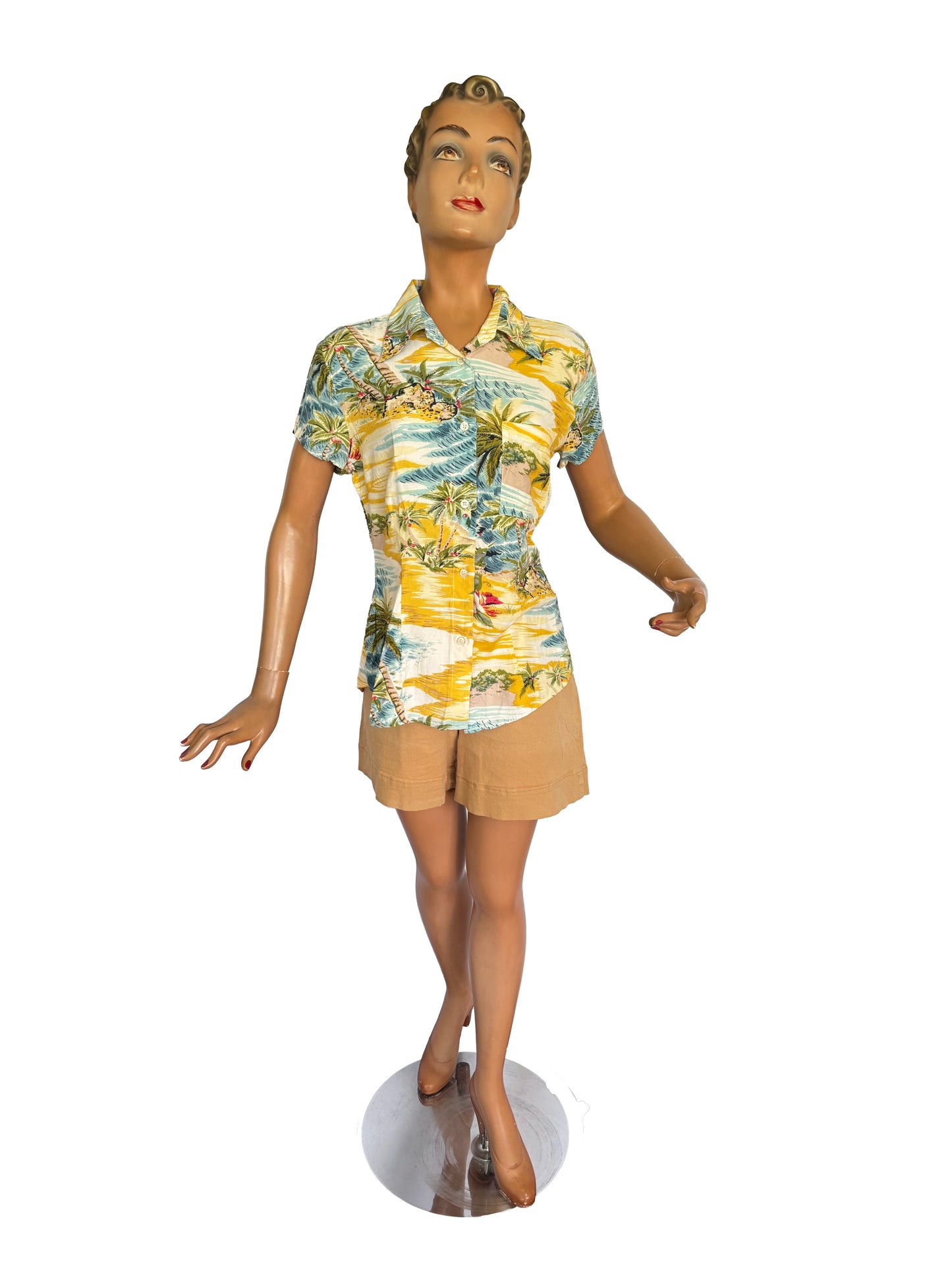 Vintage Hawaiian Women's Blouse | M/L