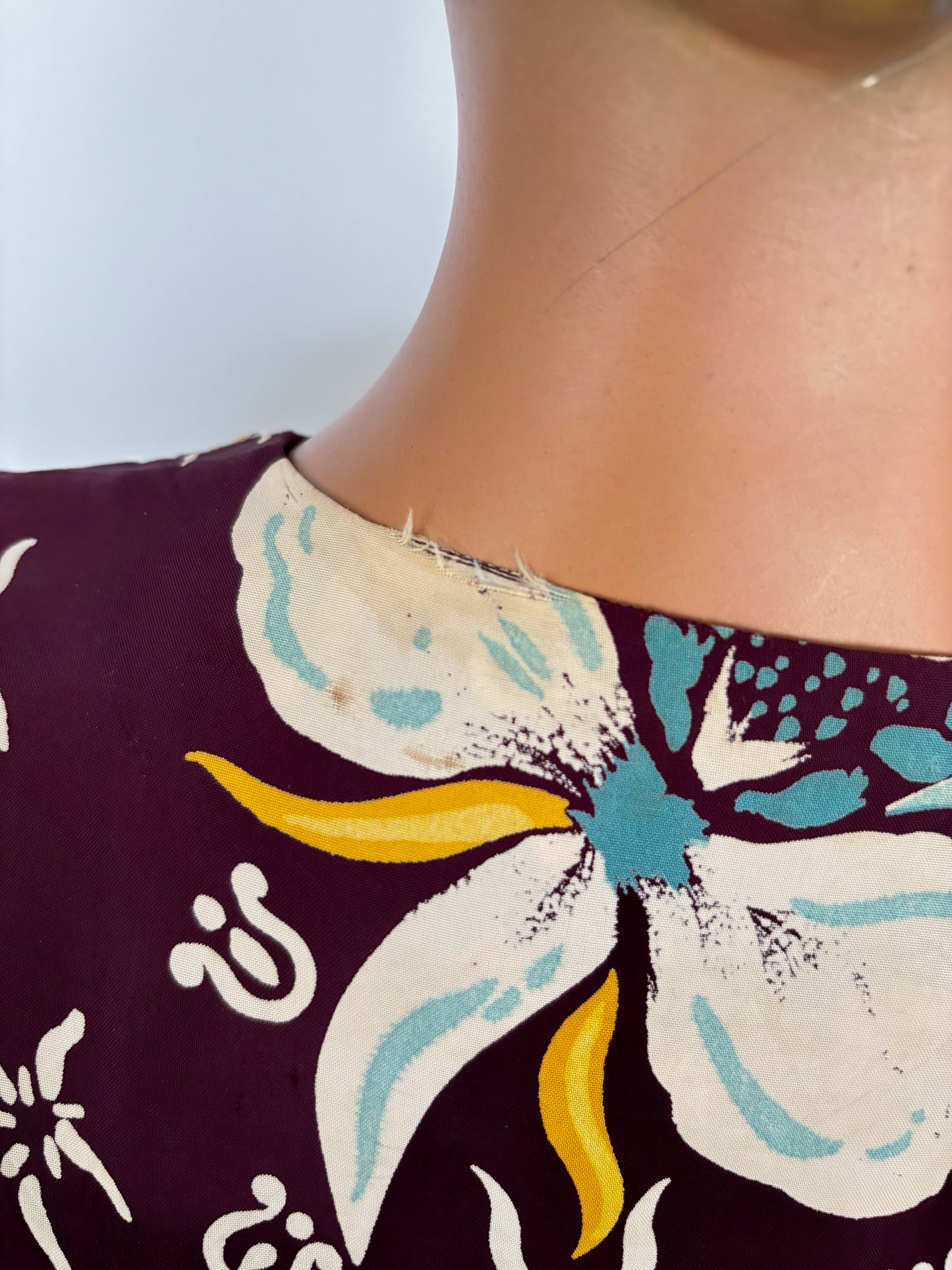 1940s/1950s Hoaloha Cold Rayon Hawaiian Bolero | L/XL