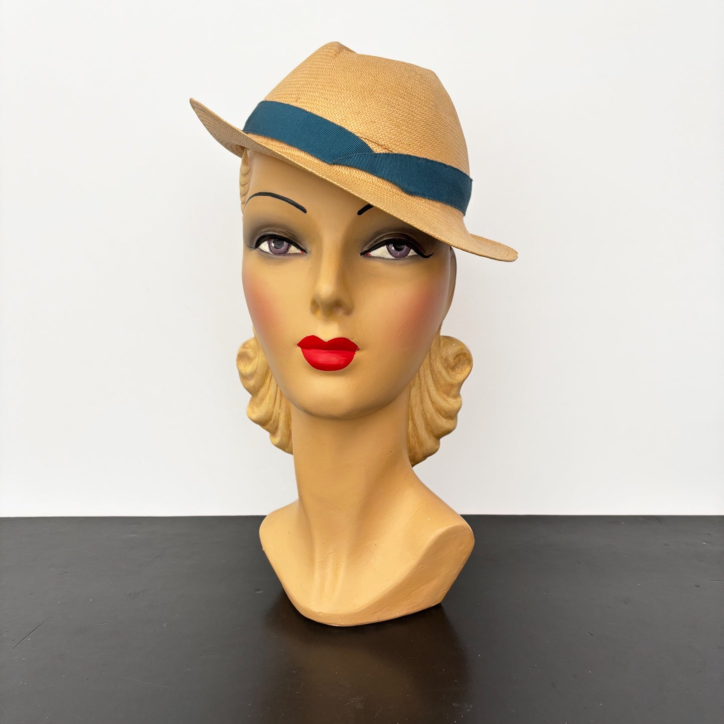 1930s Straw Summer Hat
