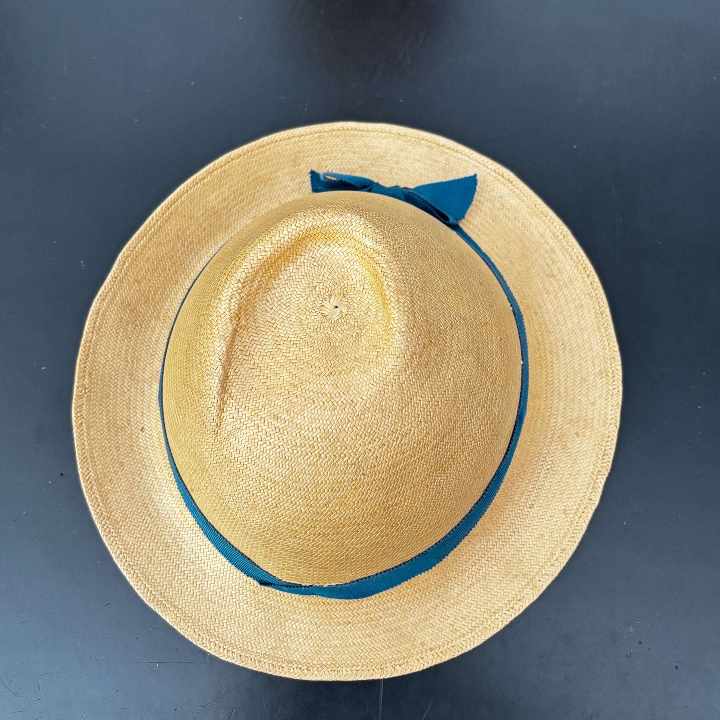 1930s Straw Summer Hat Lily Scarlet