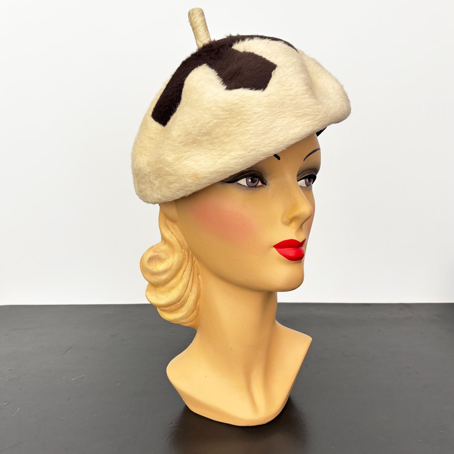 1960s Schiaparelli Starburst Mod Beret