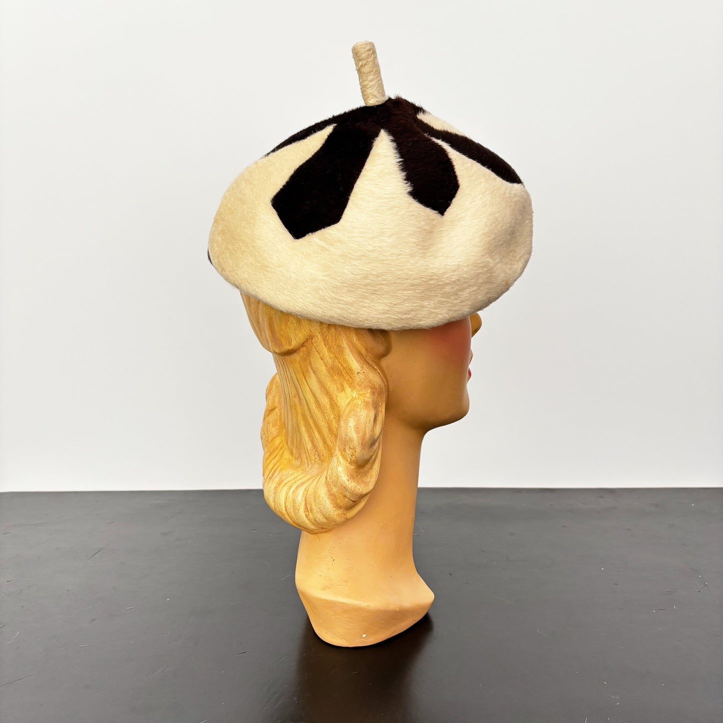 1960s Schiaparelli Starburst Mod Beret