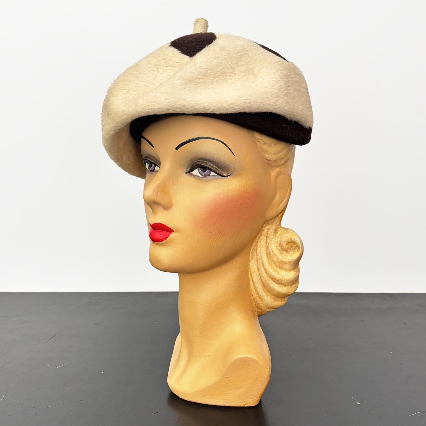 1960s Schiaparelli Starburst Mod Beret