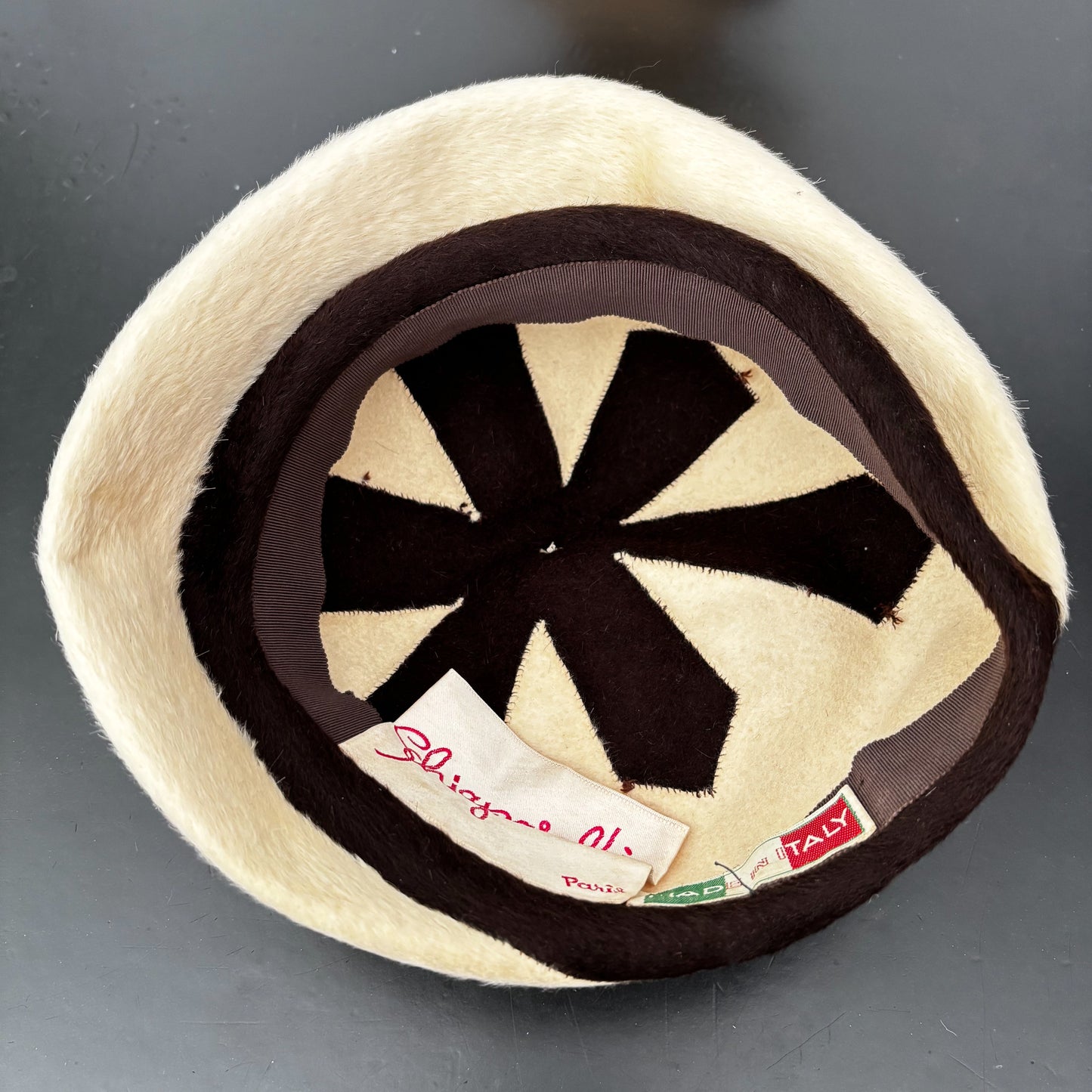 1960s Schiaparelli Starburst Mod Beret