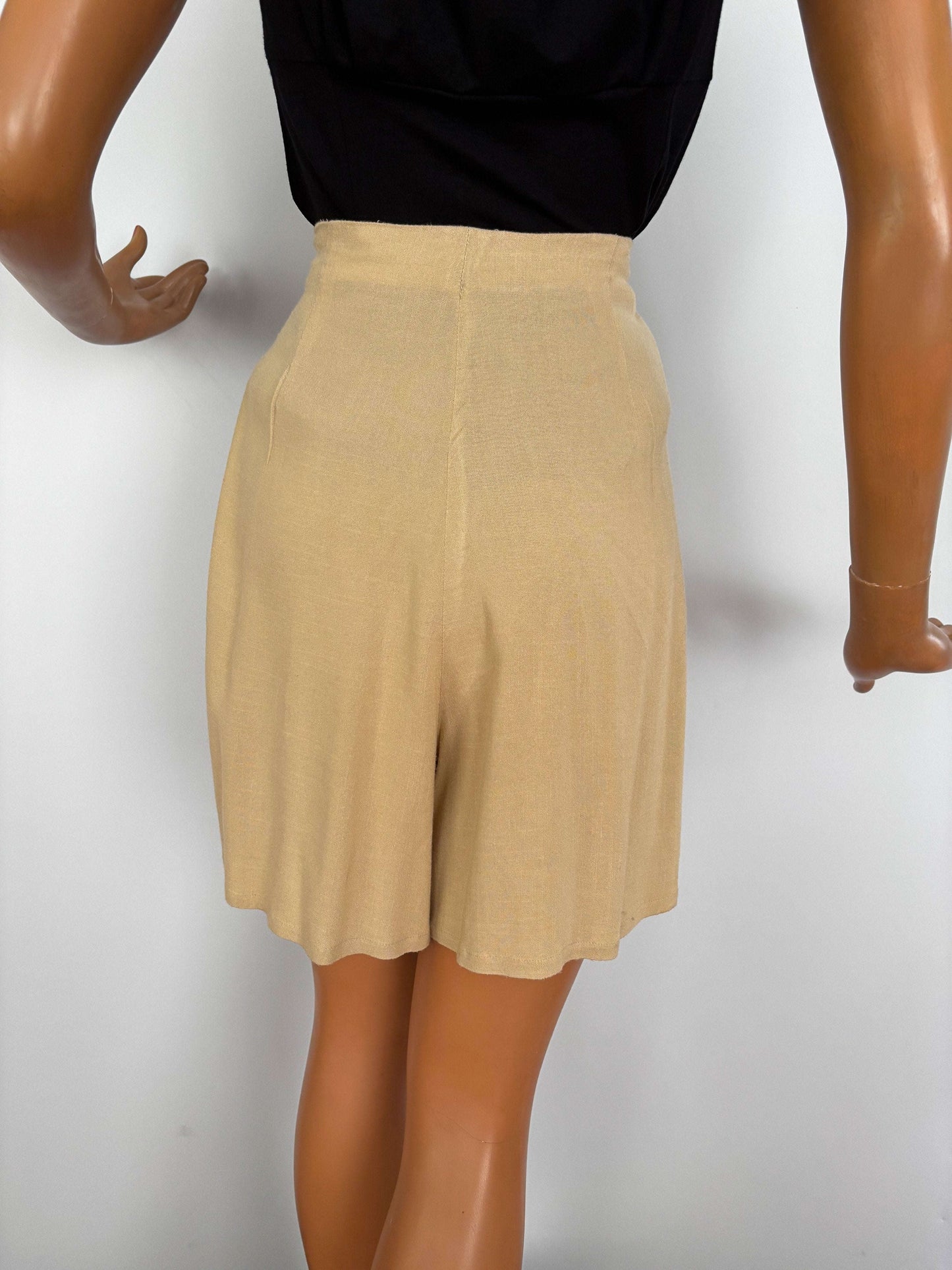 S/M | 1930s/1940s Style Pleated Shorts Lily Scarlet