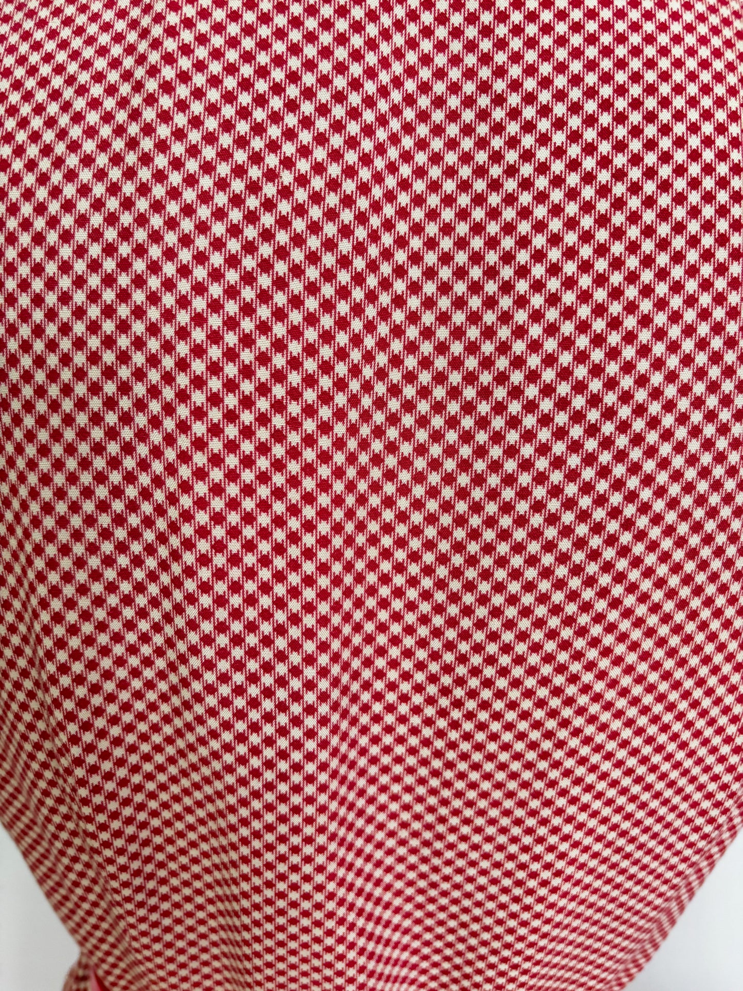 S/M | 1950s St. Michael Red Gingham Cotton Day Dress
