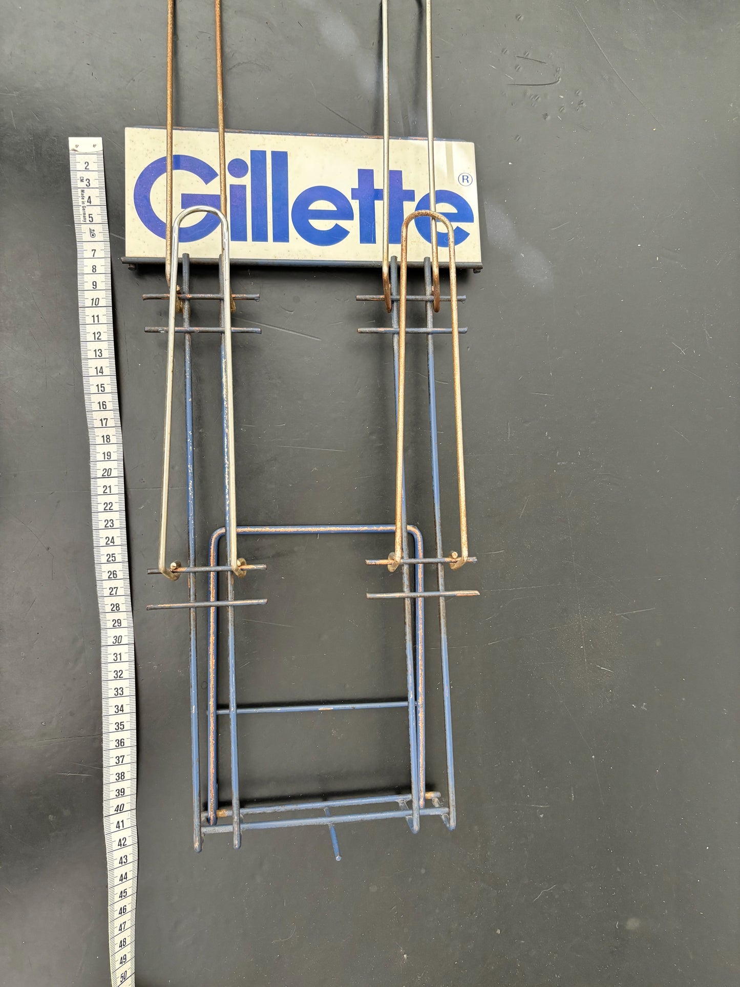 1950s Gillette Razorblades Shop Counter Display
