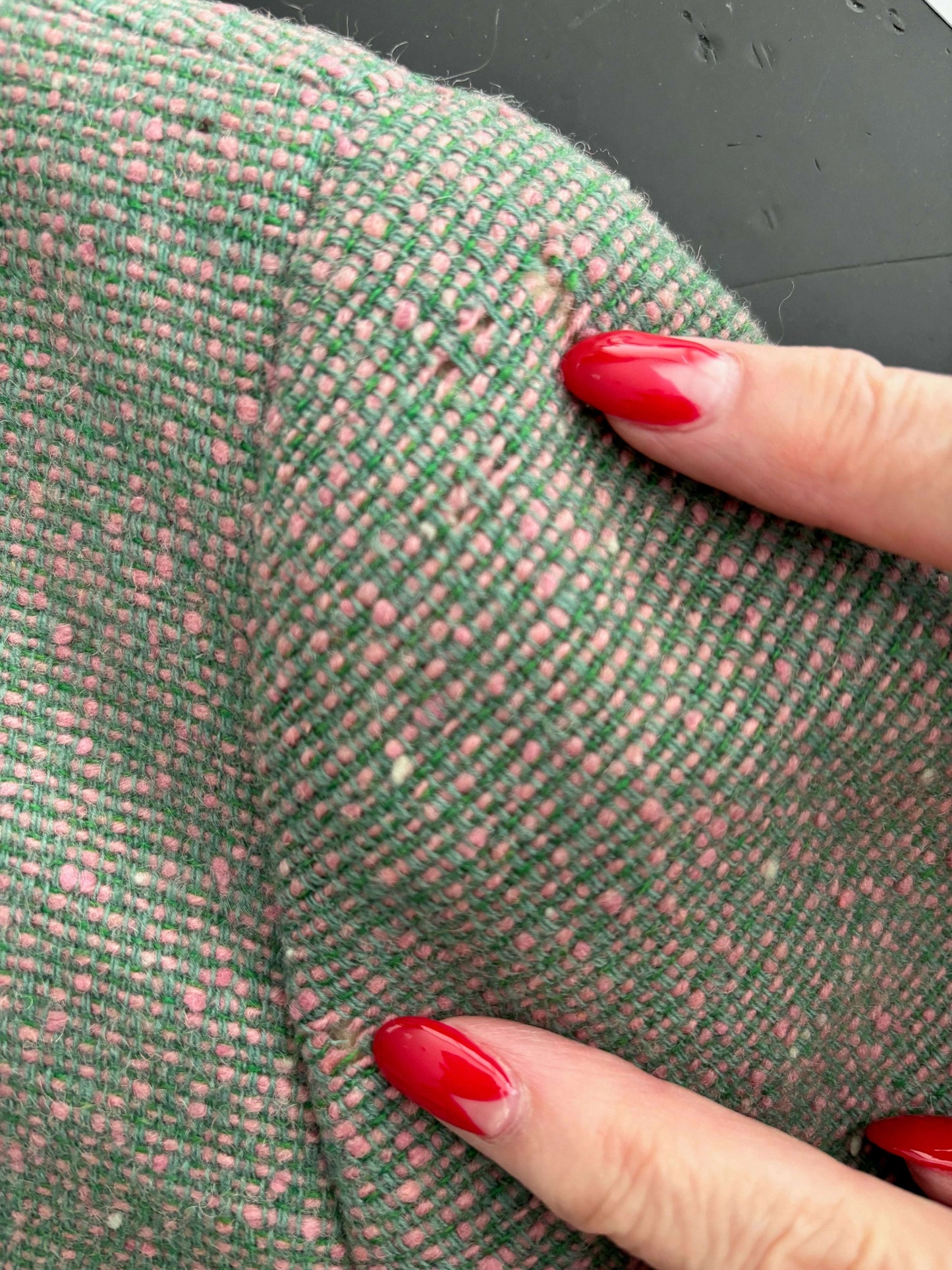 S/M | 1940s Hebe Sports Jacket Lily Scarlet