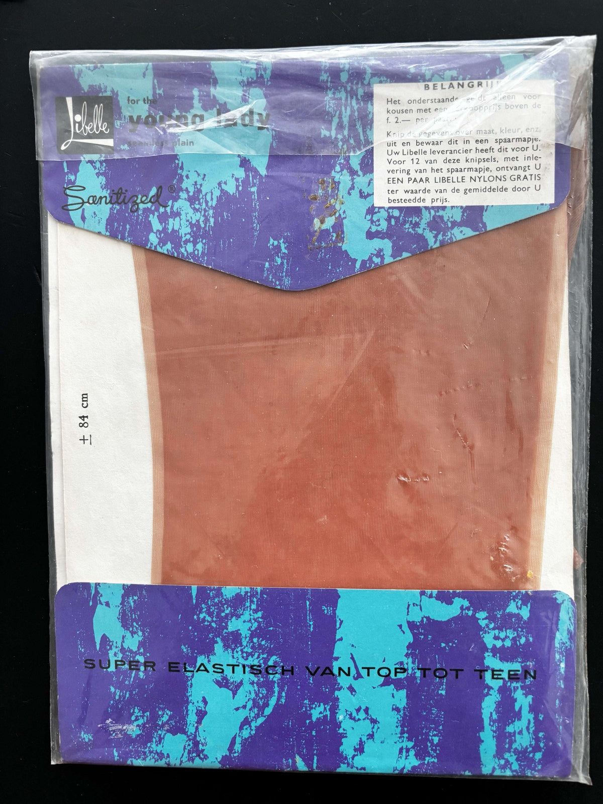 Vintage Seamless Lace Stockings Size 9 Libelle Lily Scarlet