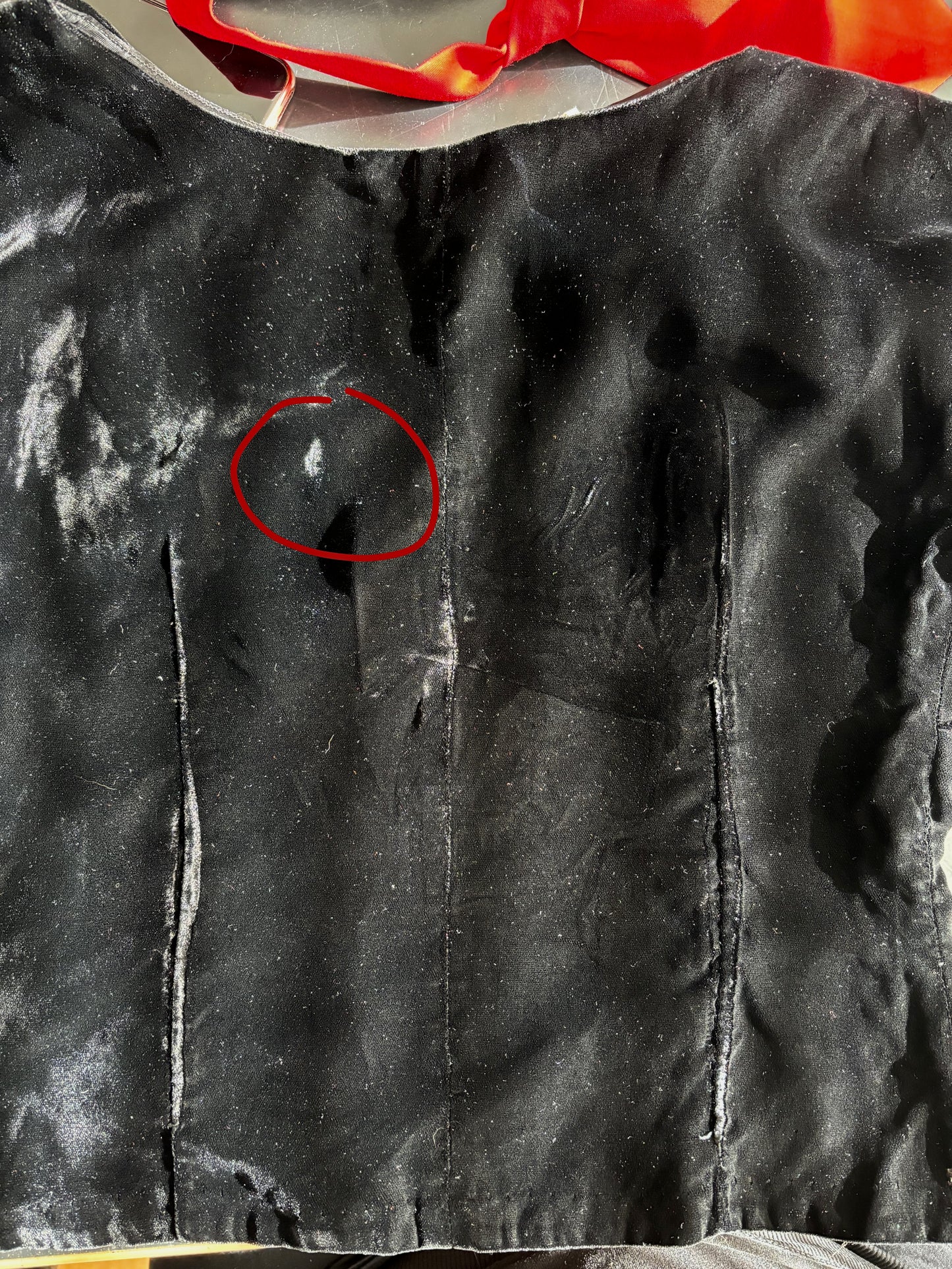 XS/S | 1950s Black Velvet Top