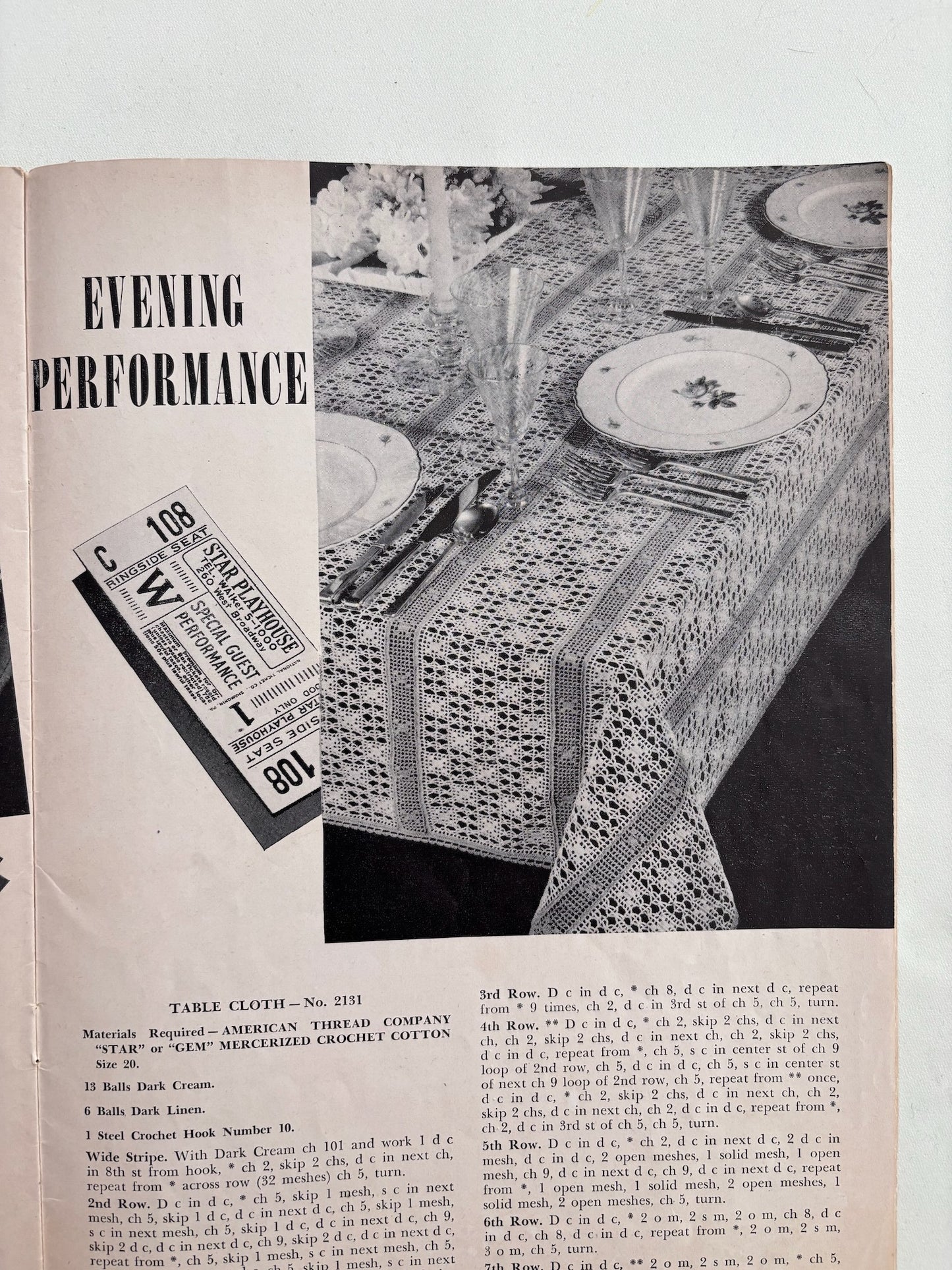 Star Book 21 1942 Knitted and Crocheted Models Pattern Book