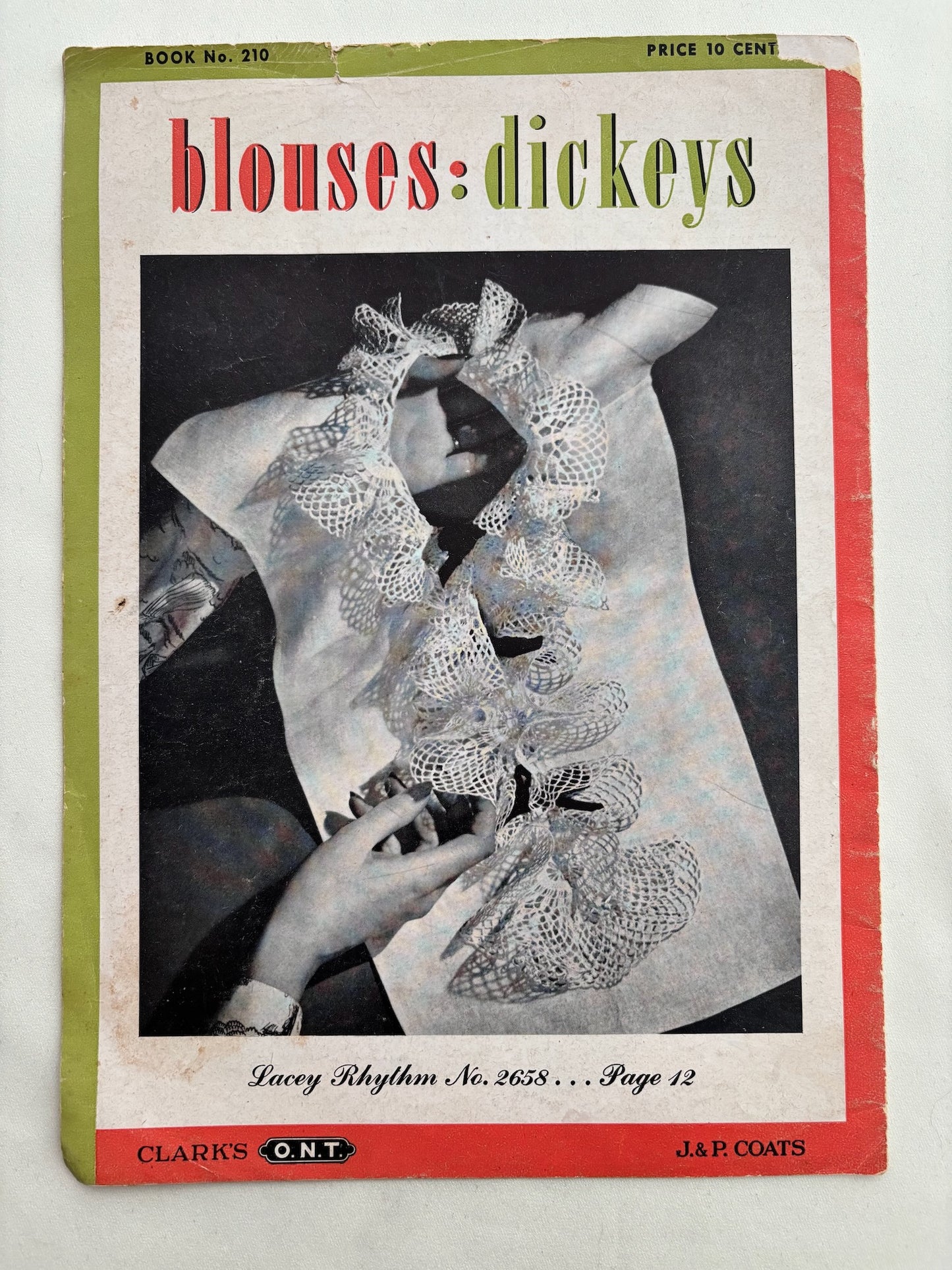 Blouses Dickeys Book 210 1944 Crochet Patterns