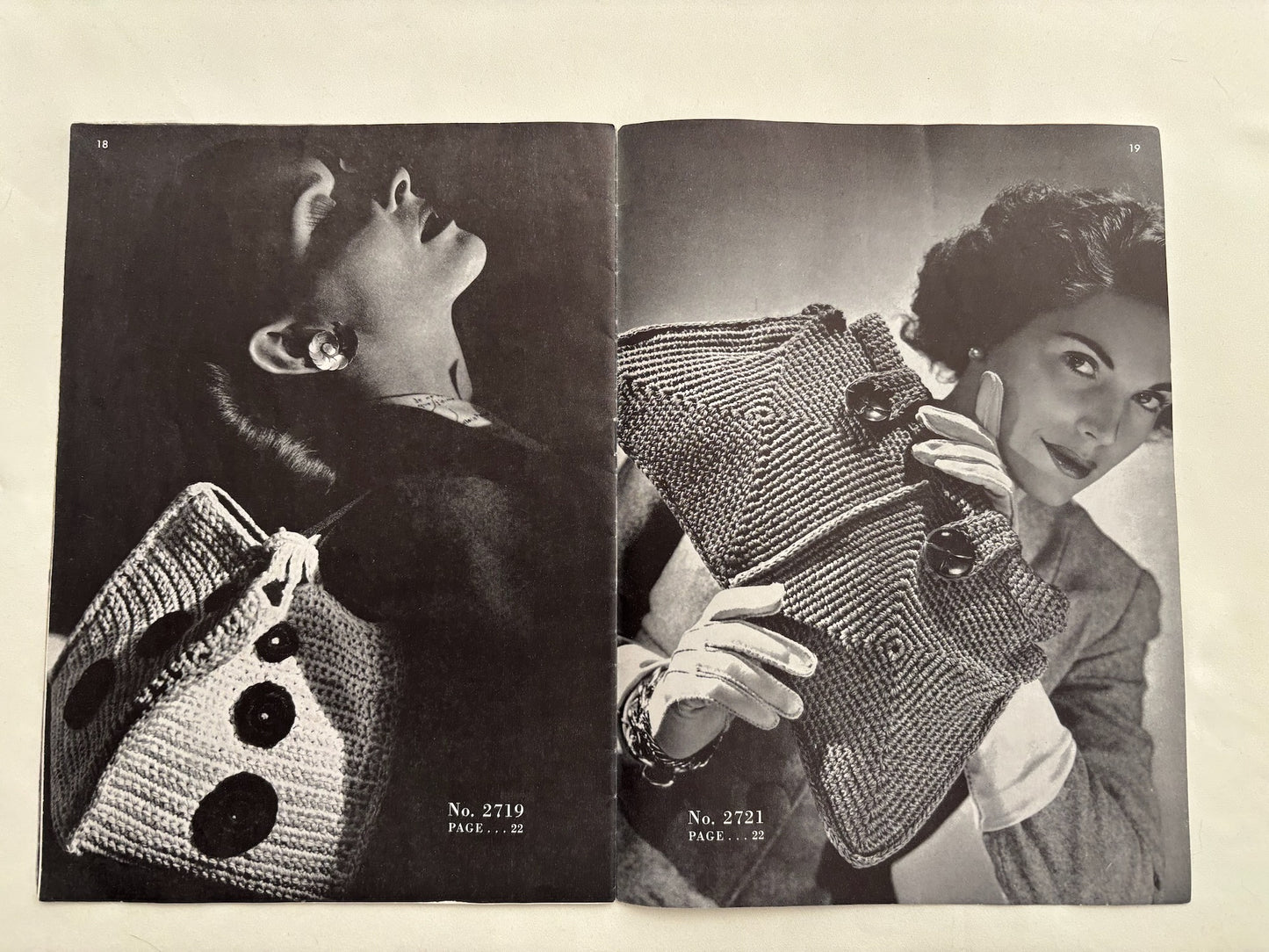 Bags Book 219 1945 Crochet Handbag Patterns