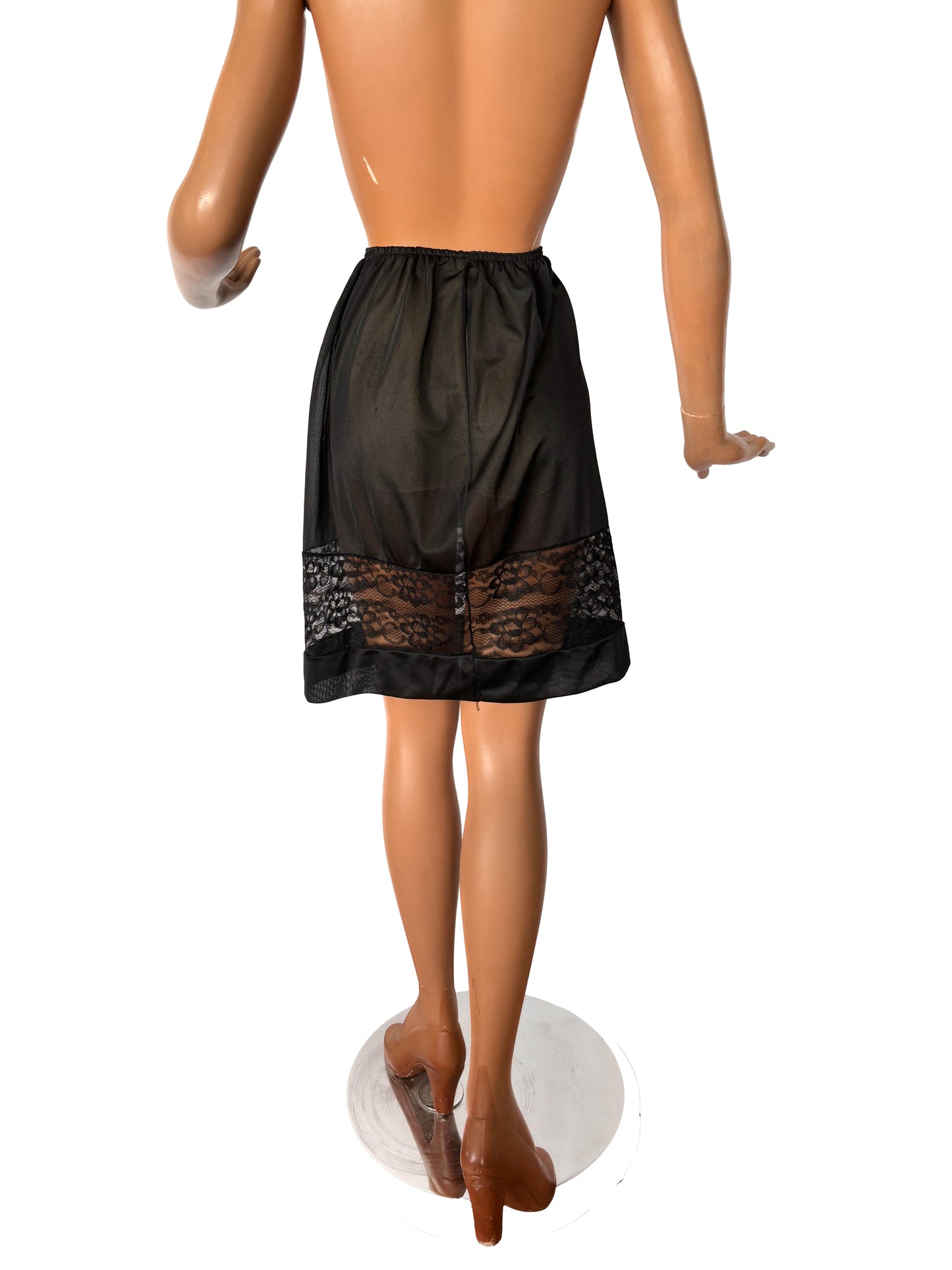 XS/M | Vintage 1950s Black Underskirt