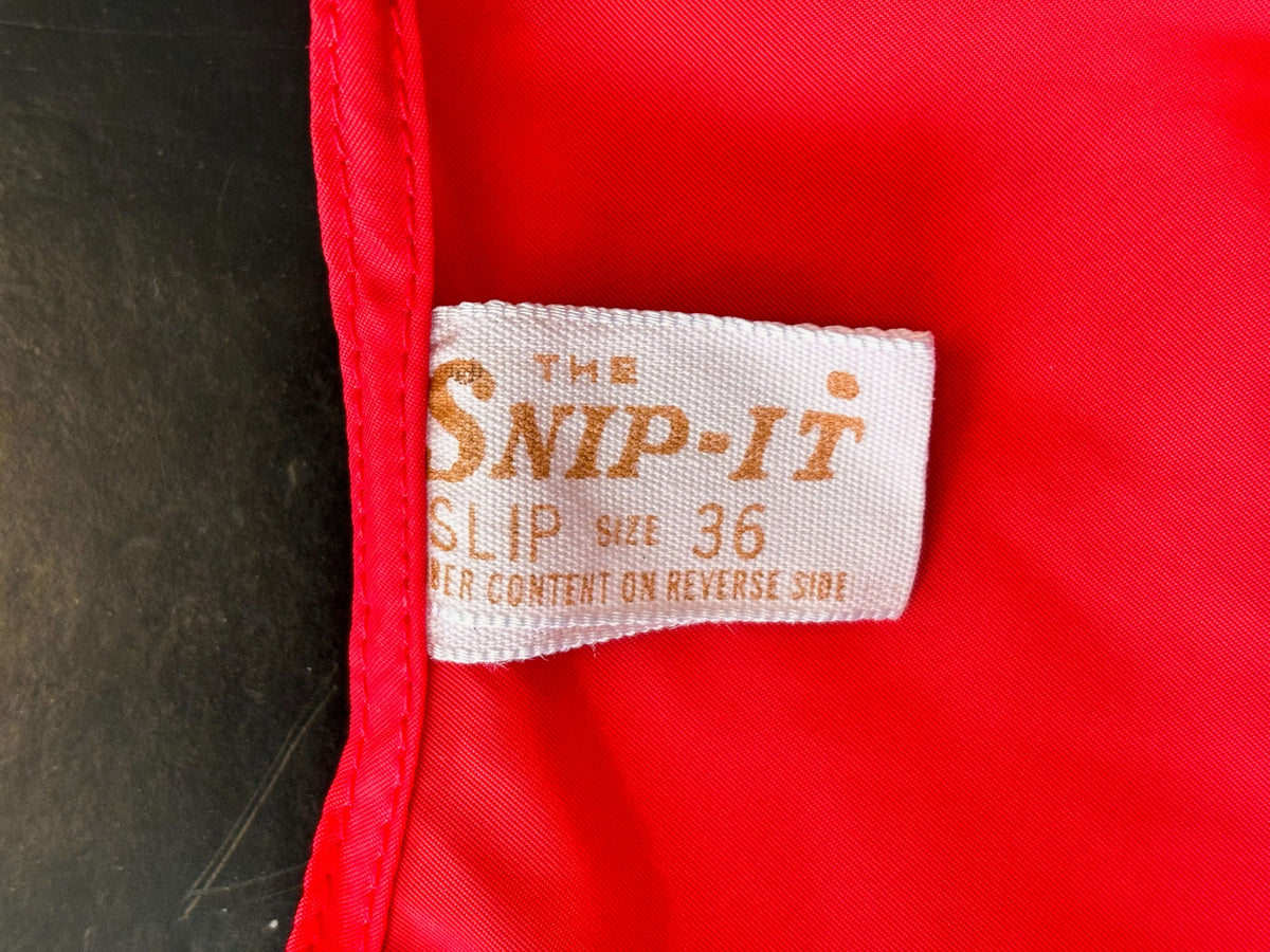 M/L | Vintage 1950s Snip-It Slip Dress Lily Scarlet