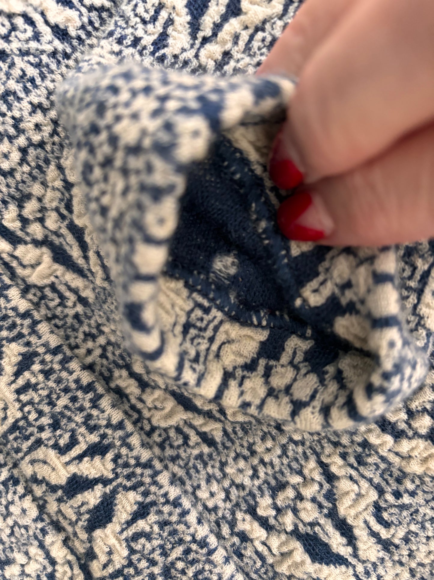 XS | 1960s Wool Novelty Cardigan
