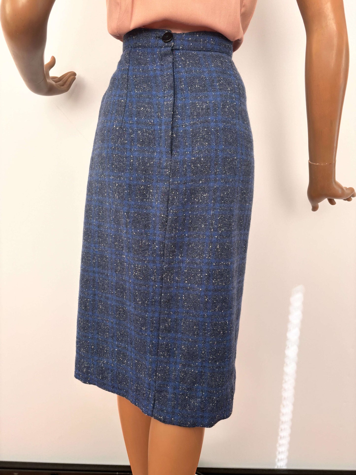 S/M | 1940s Speckled Wool Skirt Lily Scarlet