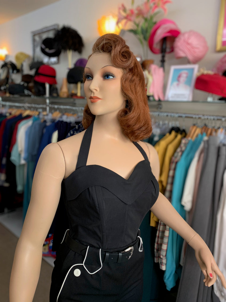 Holly Halter Top Black