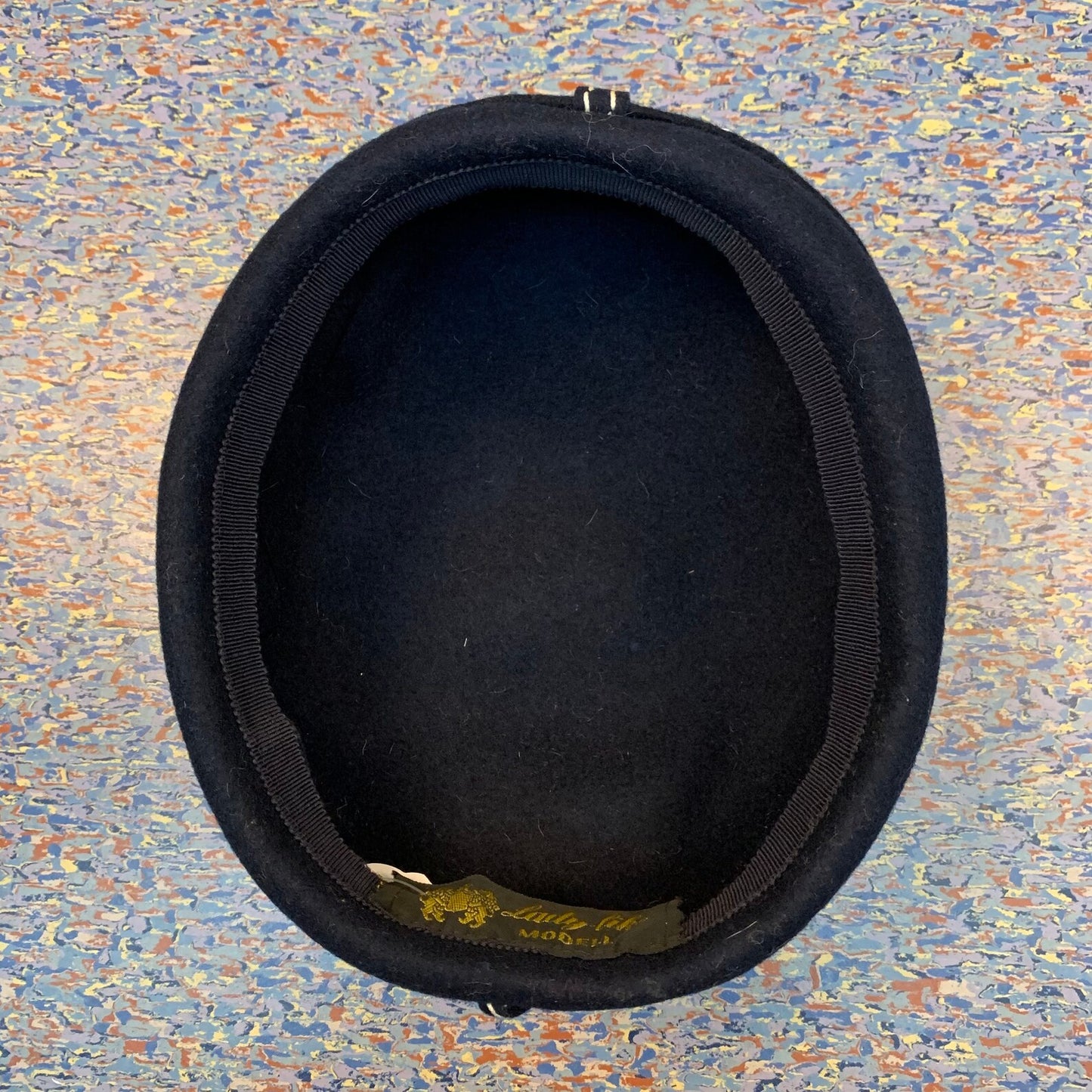 1960s Dark Blue Stewardess Type Hat