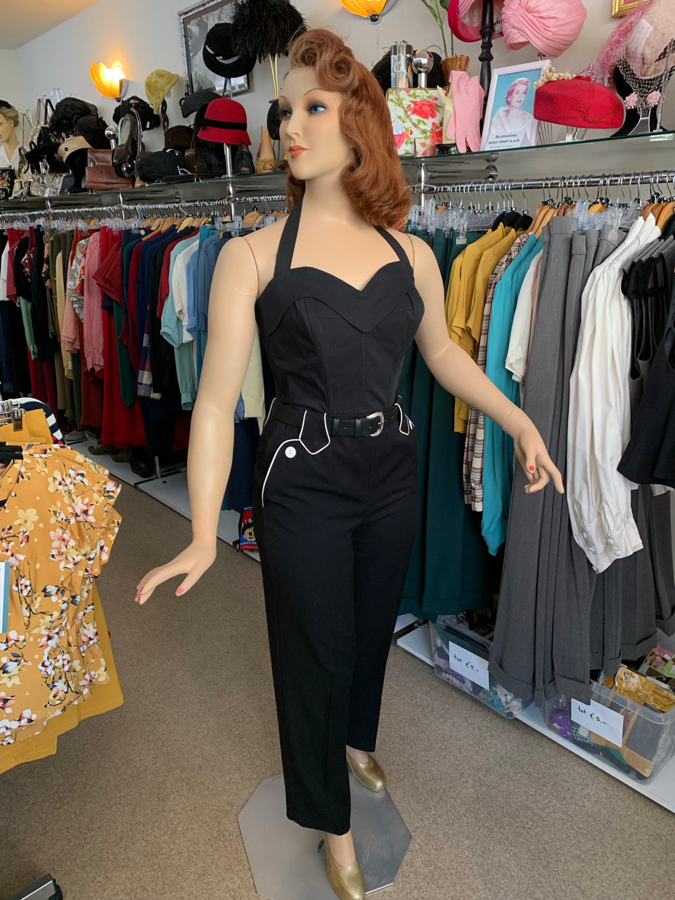Holly Halter Top Black