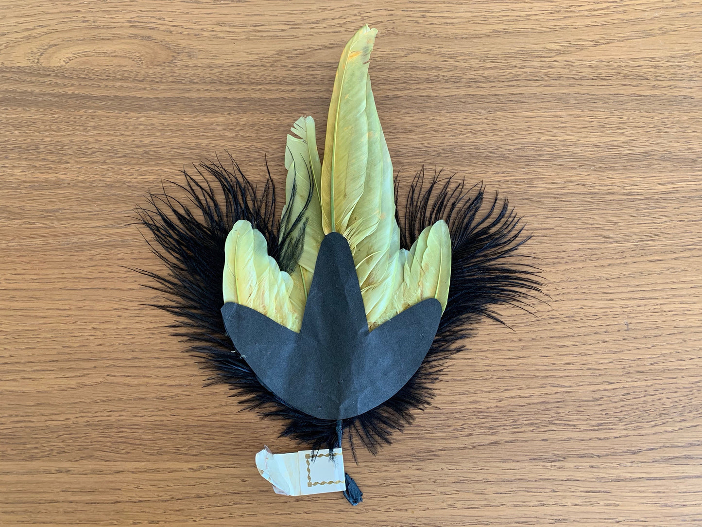 Antique Large Millinery Feather Piece