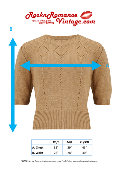 Rock n Romance Vera Short Sleeve Pullover Cherry Red