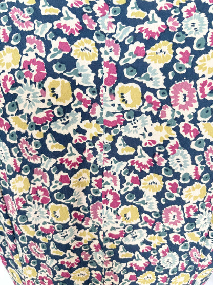 XL | 1940s Crepe Dress With Floral Print