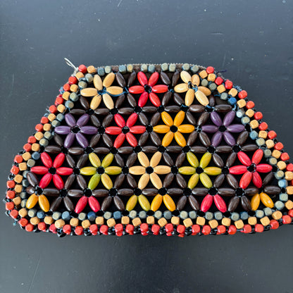 1930s/40s Schowanek Wood Beaded Purse