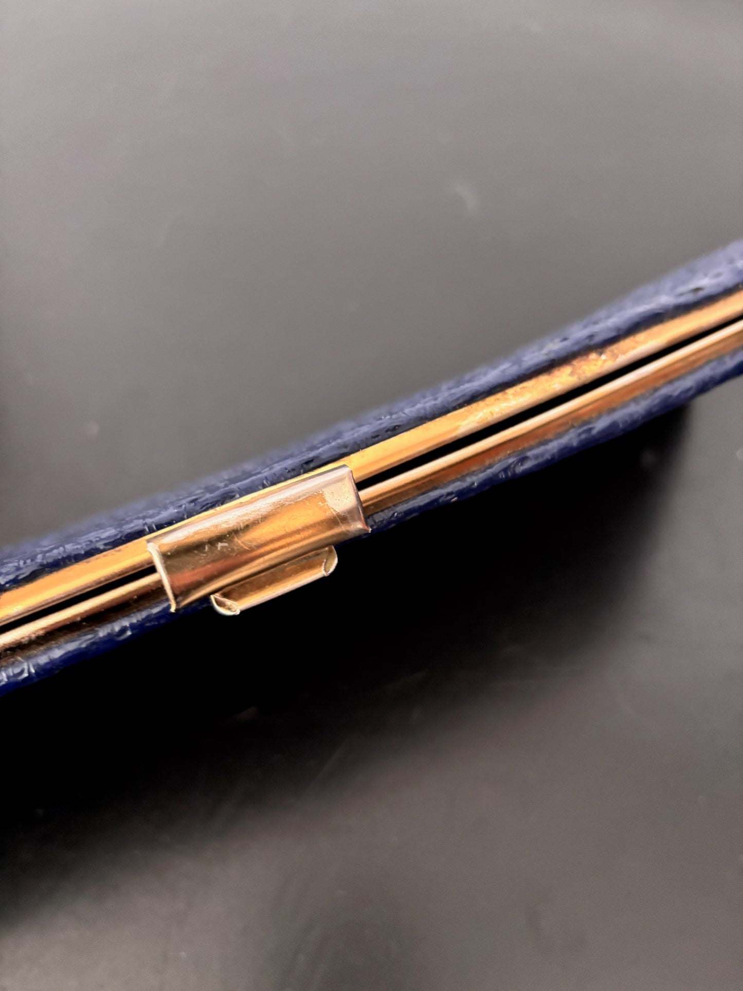 1960s Envelope Clutch with Folding Chain Handle