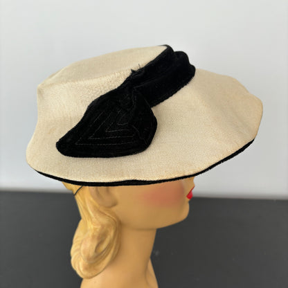 1950s Summer Halo Hat