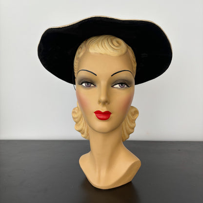 1950s Summer Halo Hat