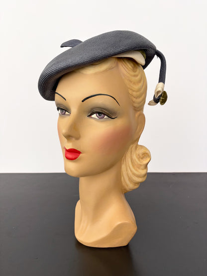 1950s/1960s Voilà Paris Antenna Tilt Hat
