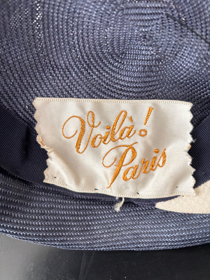 1950s/1960s Voilà Paris Antenna Tilt Hat