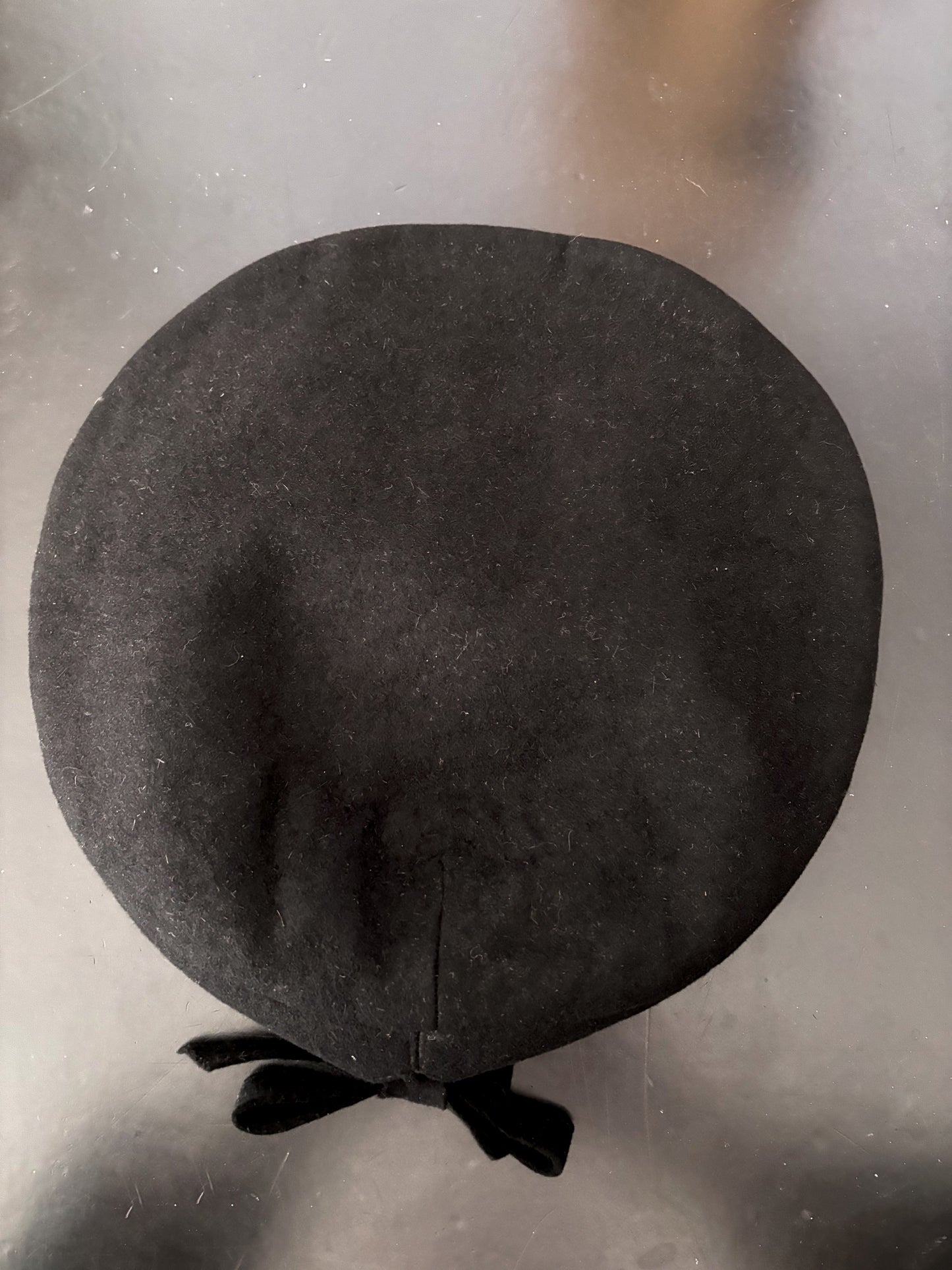 1930s/1940s Black Felt Beret