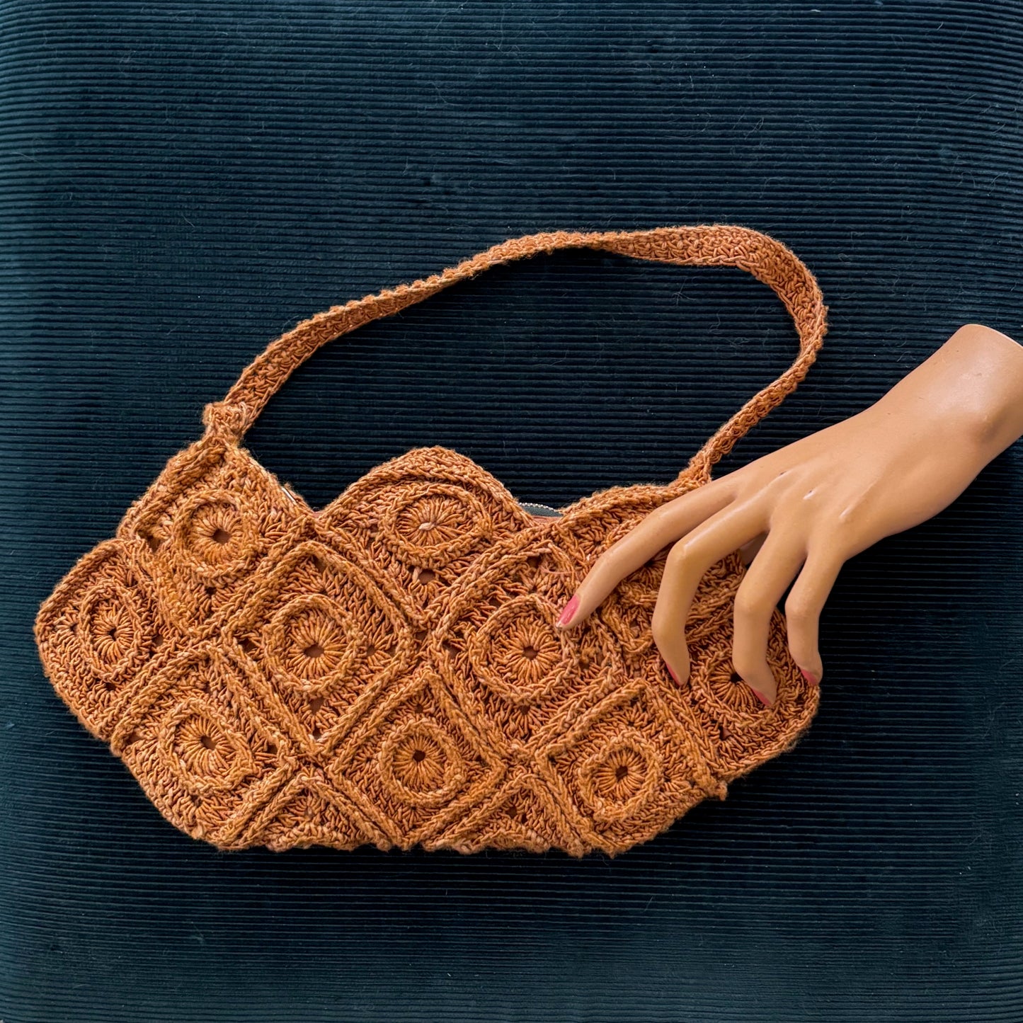 1940s Style Crocheted Handbag