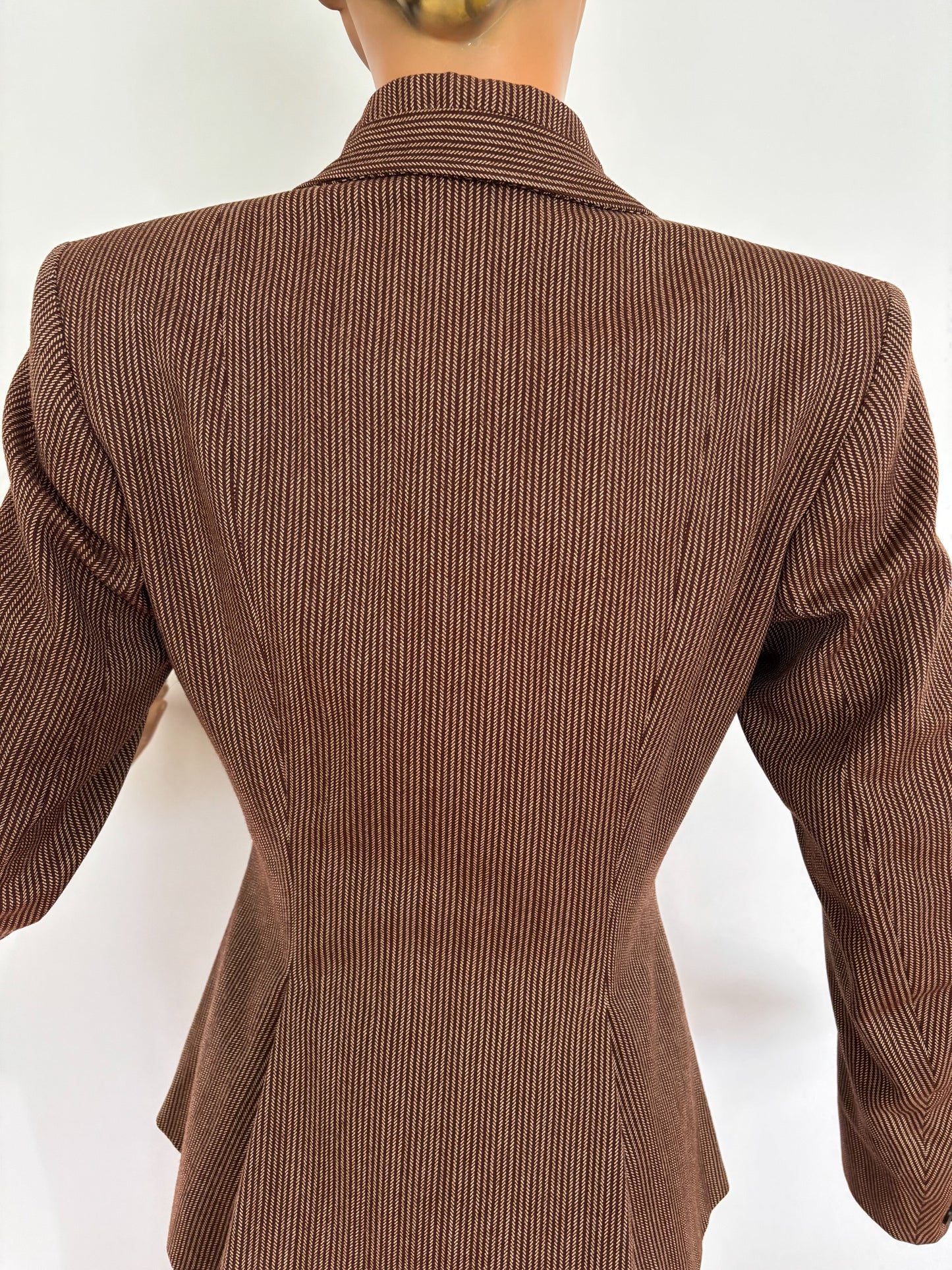 M | 1940s Co-Mar Tailor Made Wool Gabardine Jacket