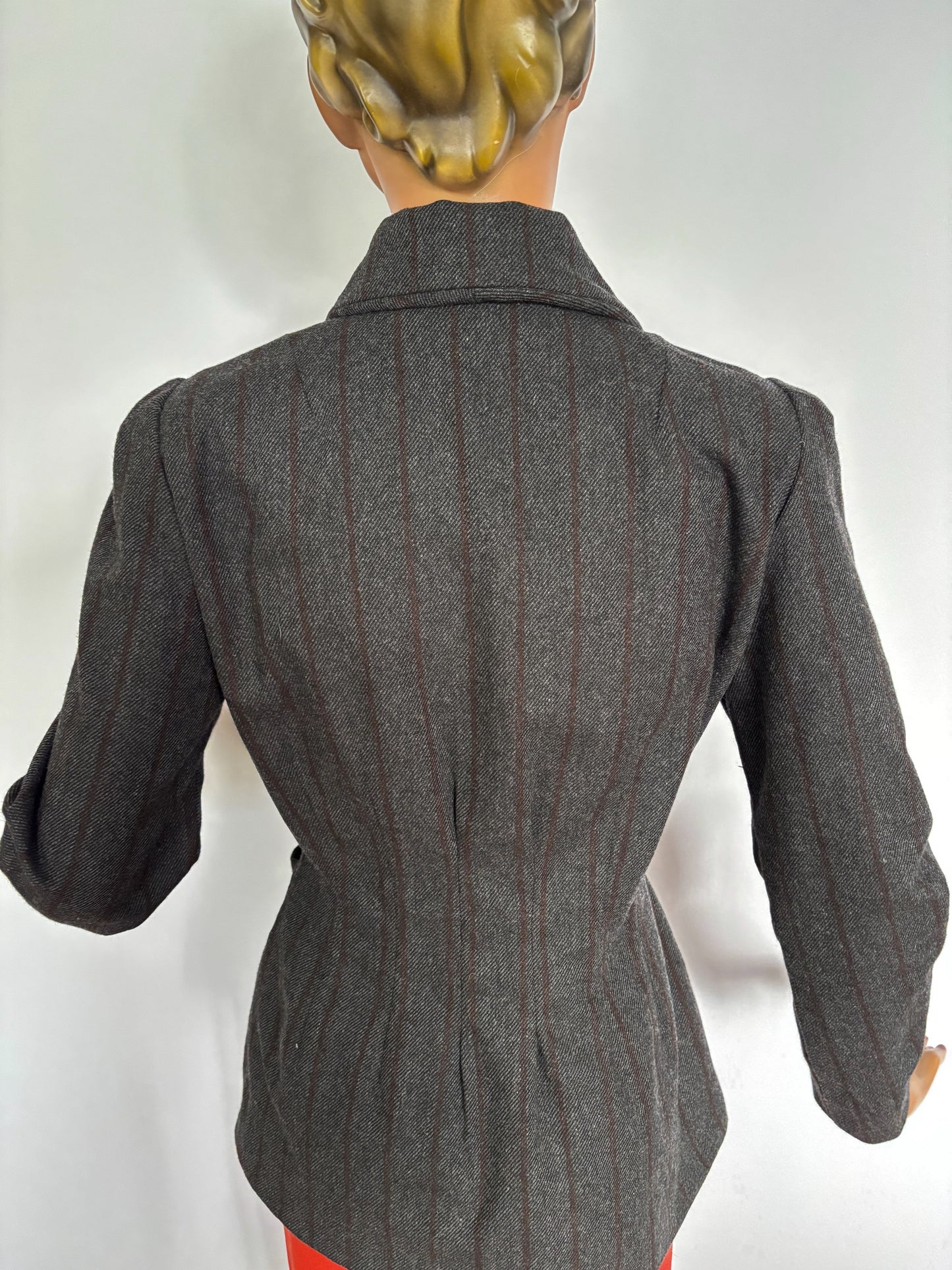 M/L | 1940s Style Wool Utility Jacket